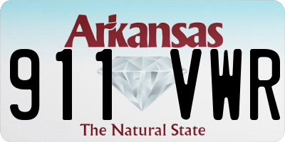 AR license plate 911VWR