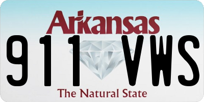 AR license plate 911VWS