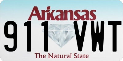 AR license plate 911VWT