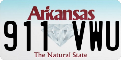 AR license plate 911VWU