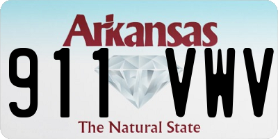 AR license plate 911VWV