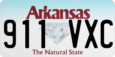 AR license plate 911VXC