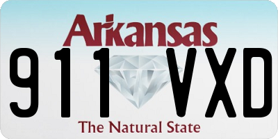AR license plate 911VXD