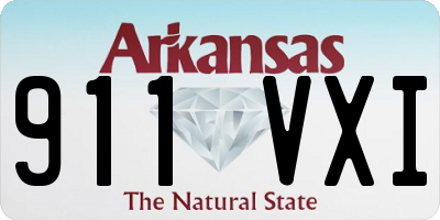 AR license plate 911VXI