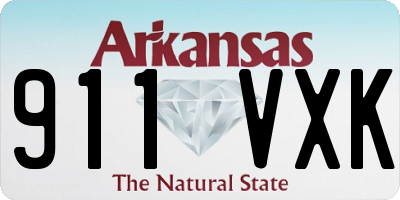 AR license plate 911VXK