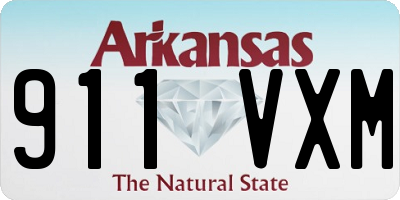 AR license plate 911VXM