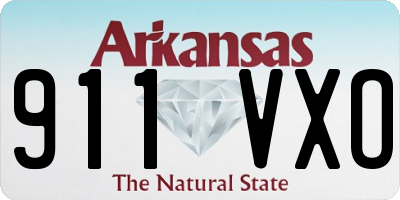 AR license plate 911VXO