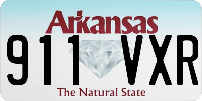 AR license plate 911VXR