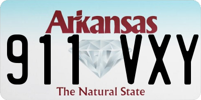 AR license plate 911VXY