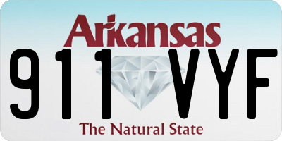 AR license plate 911VYF