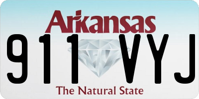 AR license plate 911VYJ