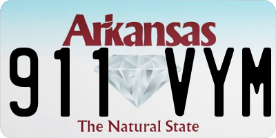 AR license plate 911VYM