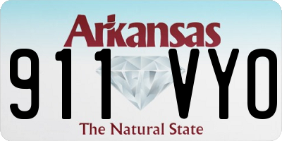 AR license plate 911VYO
