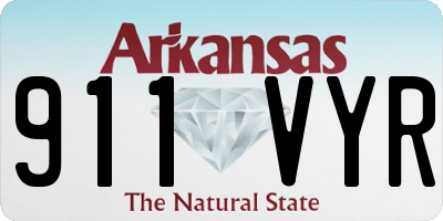 AR license plate 911VYR