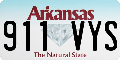 AR license plate 911VYS