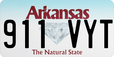AR license plate 911VYT