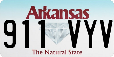 AR license plate 911VYV