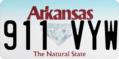 AR license plate 911VYW