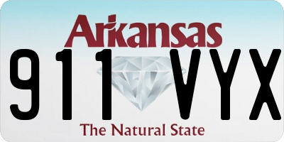 AR license plate 911VYX