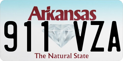 AR license plate 911VZA