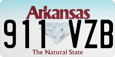 AR license plate 911VZB