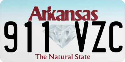 AR license plate 911VZC