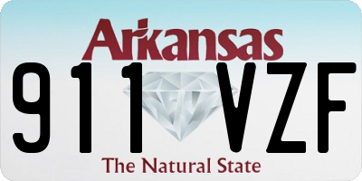 AR license plate 911VZF