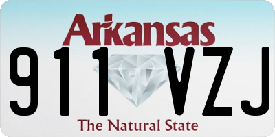 AR license plate 911VZJ