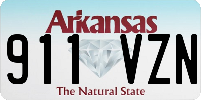 AR license plate 911VZN