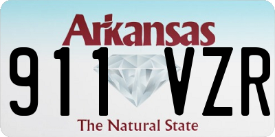 AR license plate 911VZR