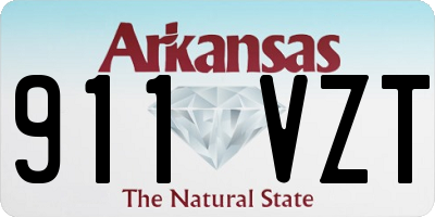 AR license plate 911VZT