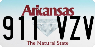 AR license plate 911VZV