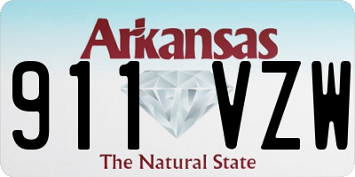 AR license plate 911VZW
