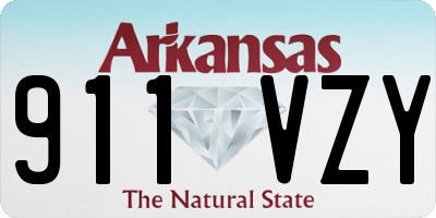 AR license plate 911VZY