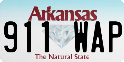 AR license plate 911WAP