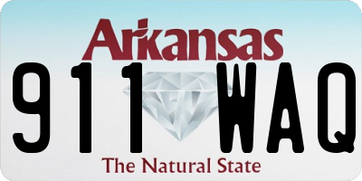 AR license plate 911WAQ