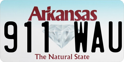 AR license plate 911WAU
