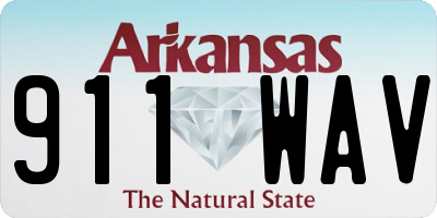 AR license plate 911WAV