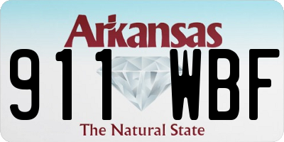 AR license plate 911WBF