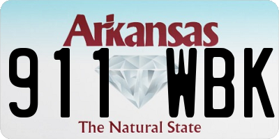 AR license plate 911WBK