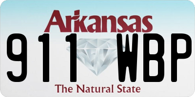 AR license plate 911WBP