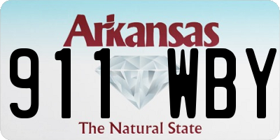 AR license plate 911WBY