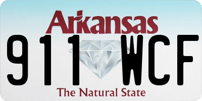 AR license plate 911WCF