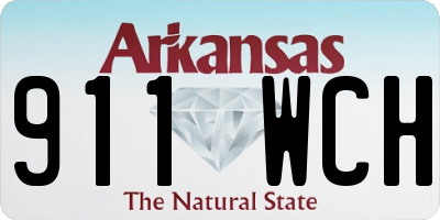 AR license plate 911WCH