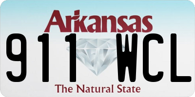 AR license plate 911WCL