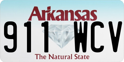 AR license plate 911WCV