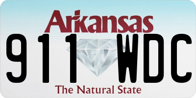 AR license plate 911WDC