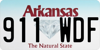 AR license plate 911WDF