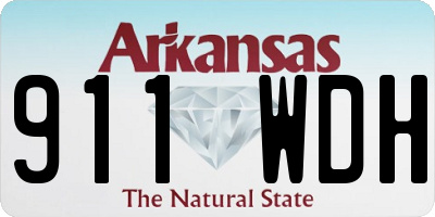 AR license plate 911WDH