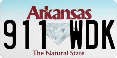 AR license plate 911WDK